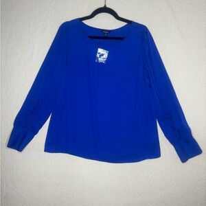 Express women’s medium blue long sleeve